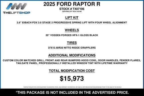 2025 Ford F-150 Raptor R