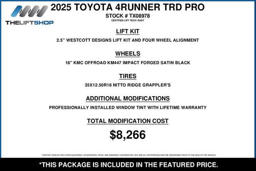 Mudbath 2025 Toyota 4Runner TRD Off Road