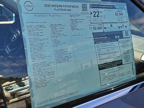 2025 Nissan Pathfinder Platinum