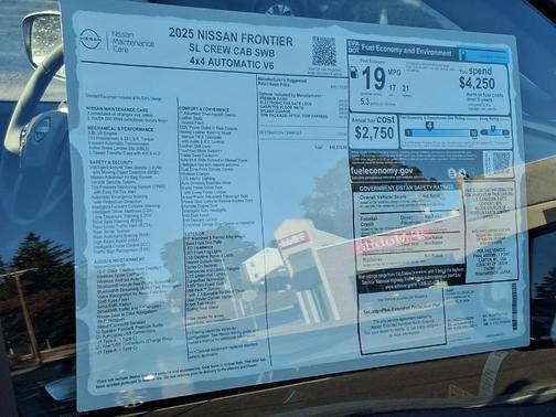 2025 Nissan Frontier SL