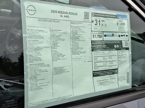 2025 Nissan Rogue SL