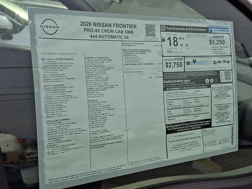 2026 Nissan Frontier PRO-4X