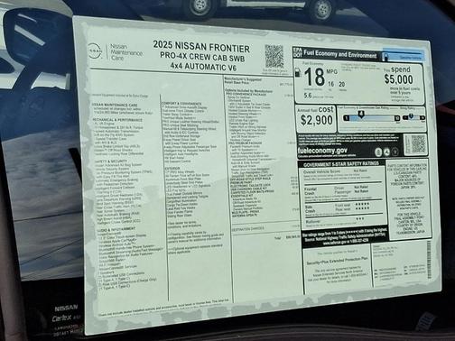 2025 Nissan Frontier PRO-4X