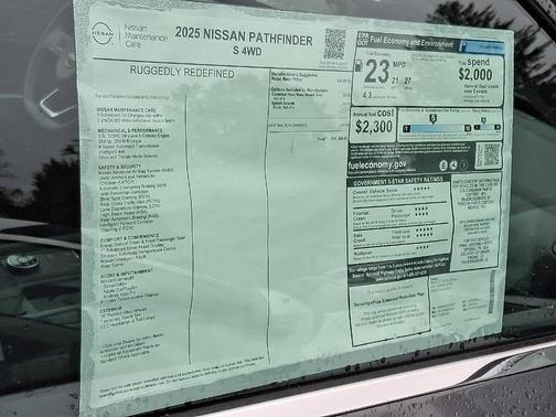 2025 Nissan Pathfinder S