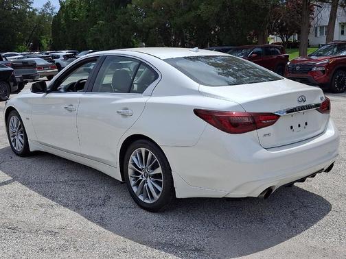 Majestic White 2019 INFINITI Q50 3.0t LUXE