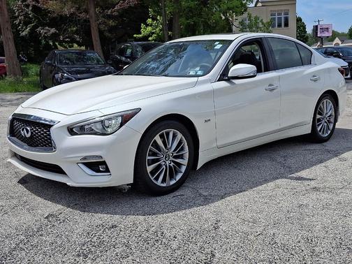 Majestic White 2019 INFINITI Q50 3.0t LUXE
