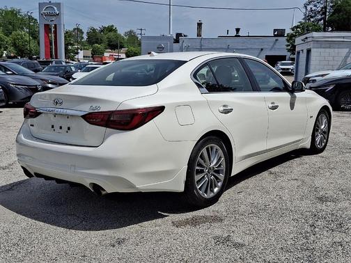 Majestic White 2019 INFINITI Q50 3.0t LUXE