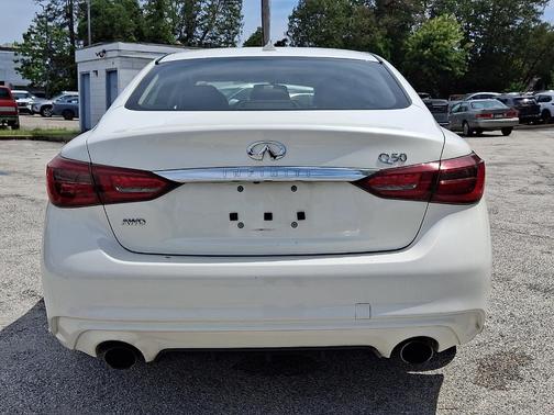 Majestic White 2019 INFINITI Q50 3.0t LUXE