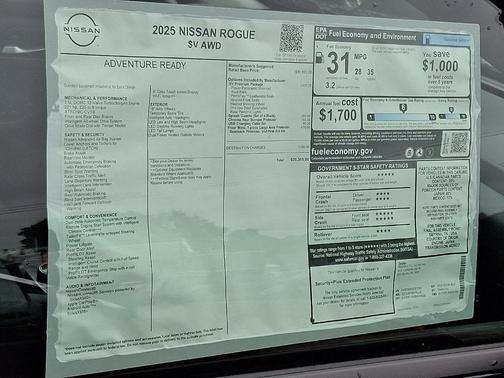 2025 Nissan Rogue SV