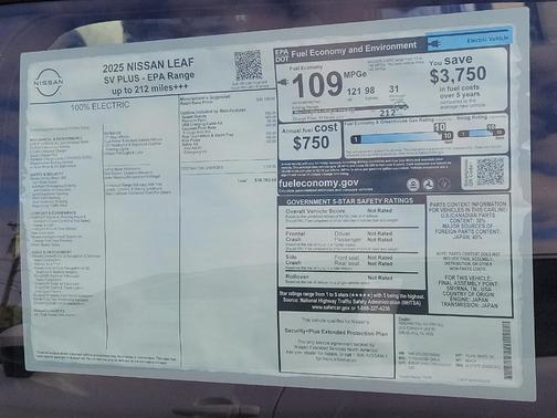 2025 Nissan Leaf SV PLUS