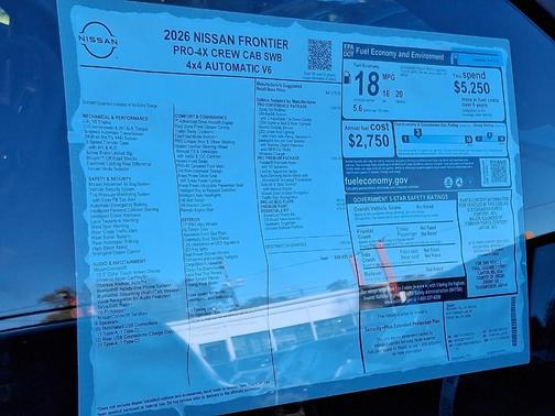 2026 Nissan Frontier PRO-4X
