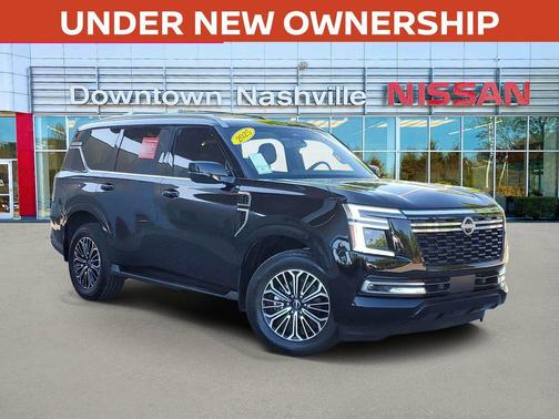 Super Black 2025 Nissan Armada Platinum 4WD
