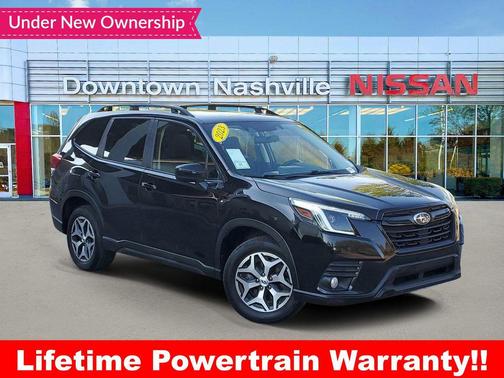 Crystal Black Silica 2023 Subaru Forester Premium