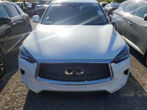 Lunar White 2023 INFINITI QX50 Pure