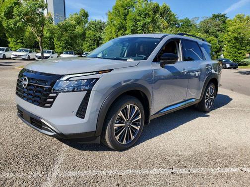 Gray 2026 Nissan Pathfinder Platinum