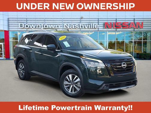 Obsidian Green Pearl 2023 Nissan Pathfinder SL 4WD