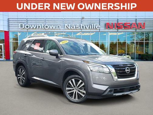 Gun Metallic 2023 Nissan Pathfinder Platinum 4WD