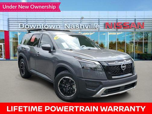 Gun Metallic 2025 Nissan Pathfinder Rock Creek 4WD