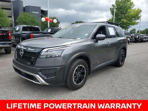 Gun Metallic 2025 Nissan Pathfinder Rock Creek 4WD