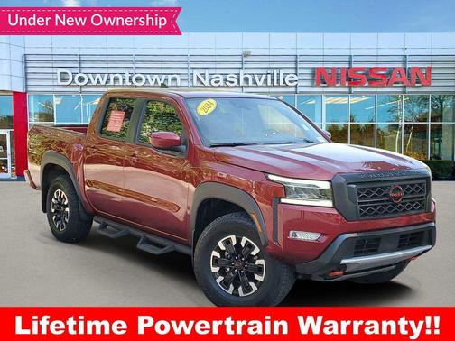 Cardinal Red Metallic Tricoat 2024 Nissan Frontier PRO-4X