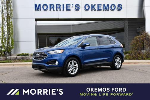 Atlas Blue Metallic 2020 Ford Edge SEL