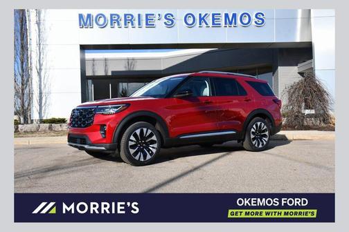 Rapid Red Metallic Tinted Clearcoat 2026 Ford Explorer Platinum