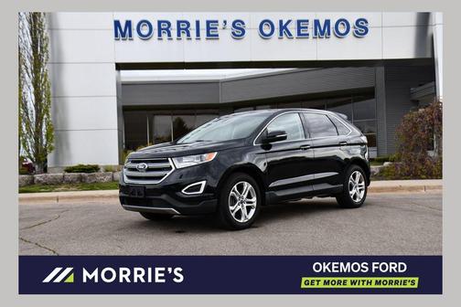 Shadow Black 2018 Ford Edge Titanium