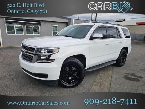 Summit White / White 2017 Chevrolet Tahoe LS