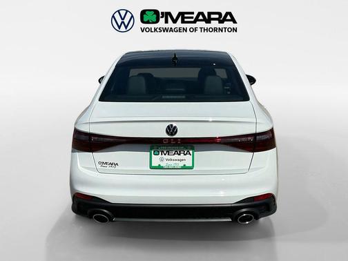 Pure White w/Deep Blk Rf 2026 Volkswagen Jetta GLI 2.0T Autobahn