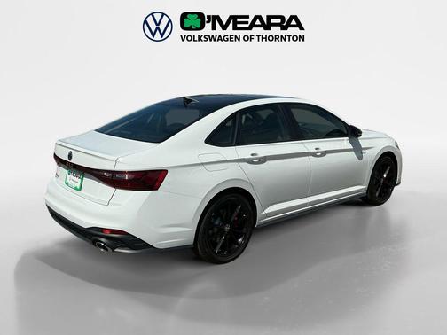 Pure White w/Deep Blk Rf 2026 Volkswagen Jetta GLI 2.0T Autobahn