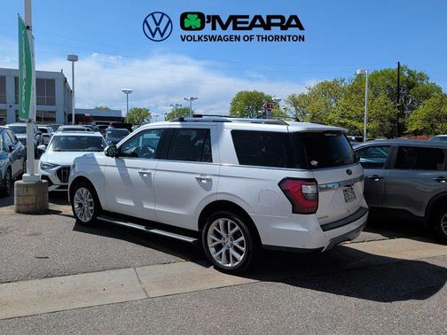 White Platinum Clearcoat Metallic 2018 Ford Expedition Limited