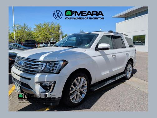 White Platinum Clearcoat Metallic 2018 Ford Expedition Limited