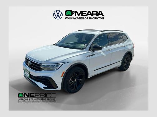 Opal White Pearl 2024 Volkswagen Tiguan 2.0T SE R-Line Black 4MOTION