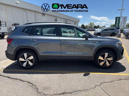 Platinum Gray Metallic 2024 Volkswagen Taos 1.5T S