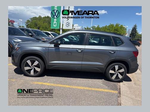 Platinum Gray Metallic 2024 Volkswagen Taos 1.5T S