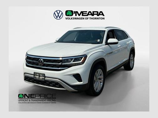 Pure White 2022 Volkswagen Atlas Cross Sport 3.6L V6 SE w/Technology