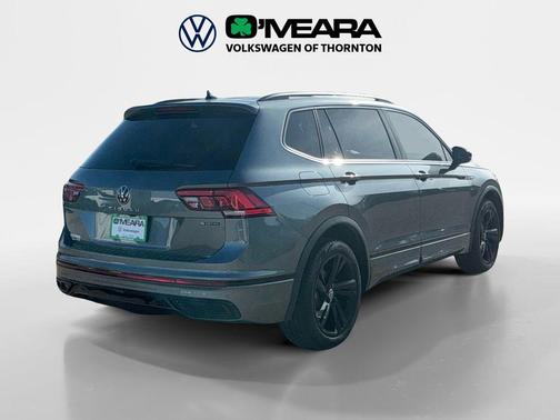 Platinum Gray Metallic 2023 Volkswagen Tiguan 2.0T SE R-Line Black 4MOTION