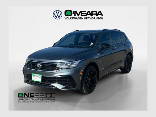 Platinum Gray Metallic 2023 Volkswagen Tiguan 2.0T SE R-Line Black 4MOTION