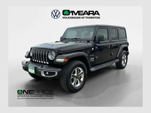Black Clearcoat 2019 Jeep Wrangler Unlimited Sahara