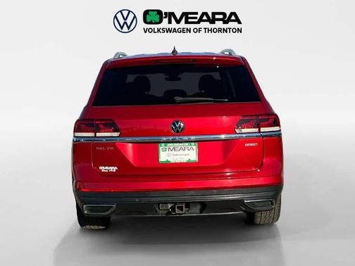 Aurora Red Metallic 2021 Volkswagen Atlas 3.6L SEL Premium