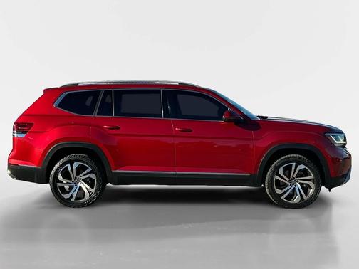 Aurora Red Metallic 2021 Volkswagen Atlas 3.6L SEL Premium