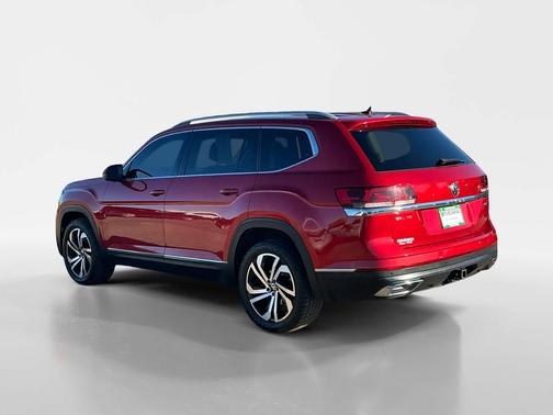 Aurora Red Metallic 2021 Volkswagen Atlas 3.6L SEL Premium
