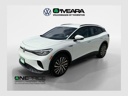 Pure White 2025 Volkswagen ID.4 AWD Pro