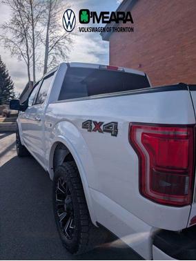 White Platinum Metallic Tri-Coat 2015 Ford F-150 Platinum