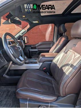 White Platinum Metallic Tri-Coat 2015 Ford F-150 Platinum