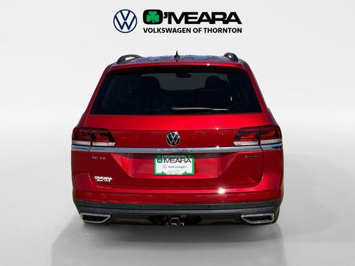 Aurora Red Metallic 2023 Volkswagen Atlas 3.6L SE w/Technology
