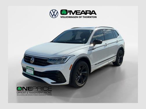 Opal White Pearl 2024 Volkswagen Tiguan 2.0T SE R-Line Black 4MOTION