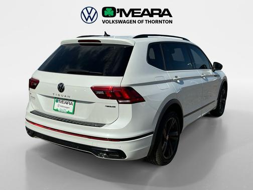 Opal White Pearl 2024 Volkswagen Tiguan 2.0T SE R-Line Black