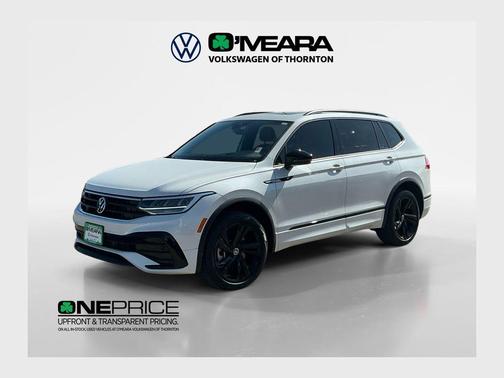 Opal White Pearl 2024 Volkswagen Tiguan 2.0T SE R-Line Black 4MOTION