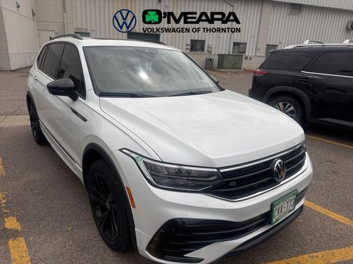 Opal White Pearl 2024 Volkswagen Tiguan 2.0T SE R-Line Black 4MOTION